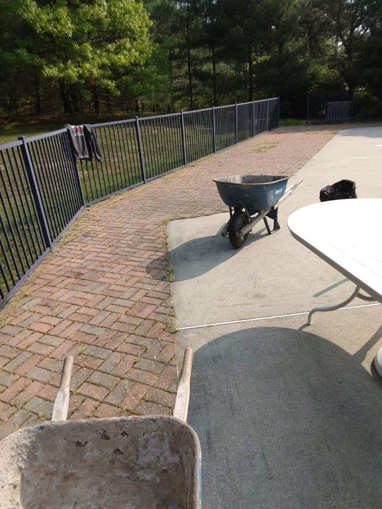 Stunning Poolside Patio Renovation Shines image