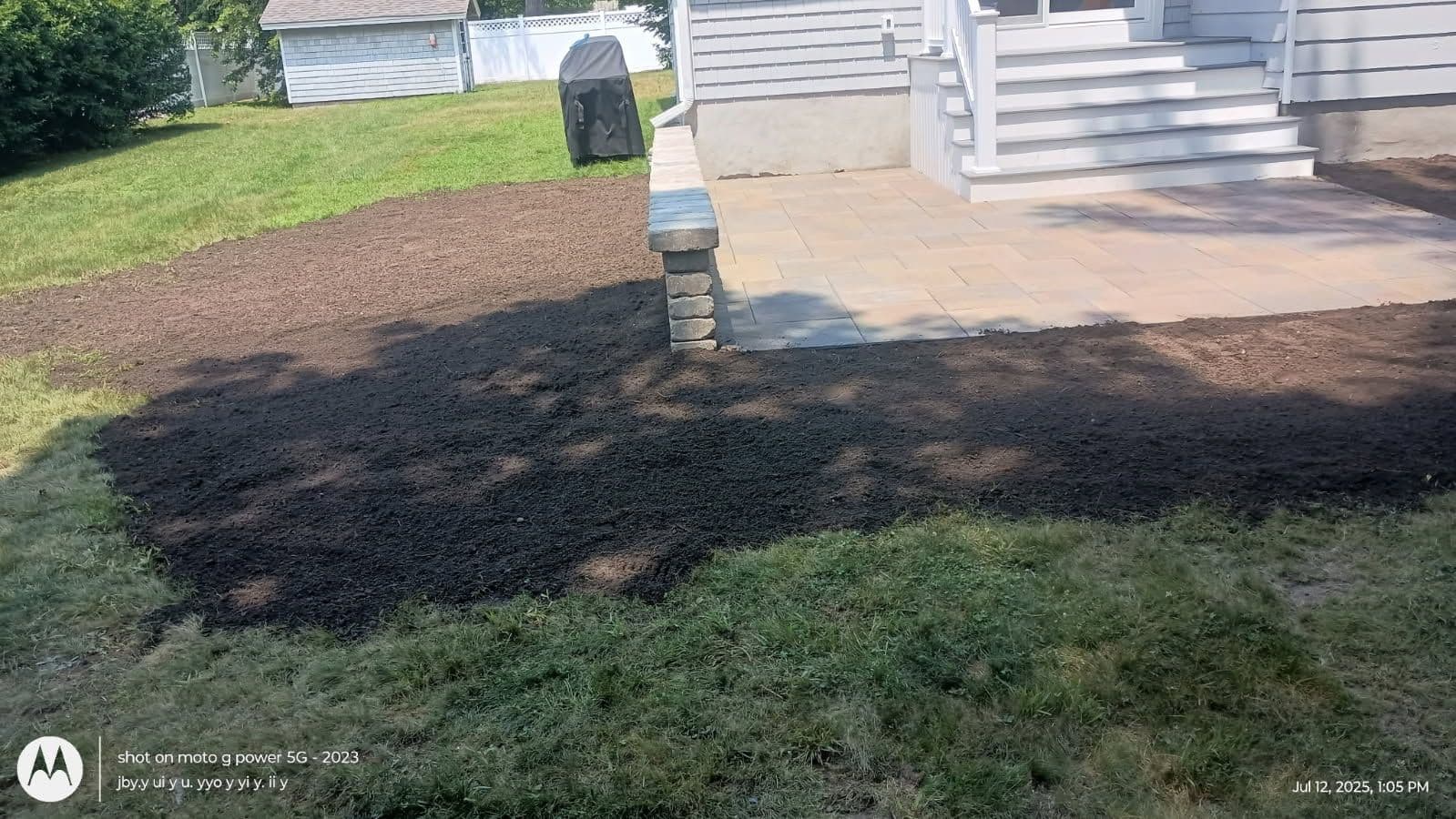 Stunning Patio and Lawn Transformation image